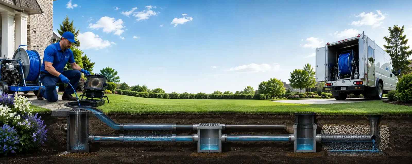 Outdoor drain cleaning information for Groton, VT